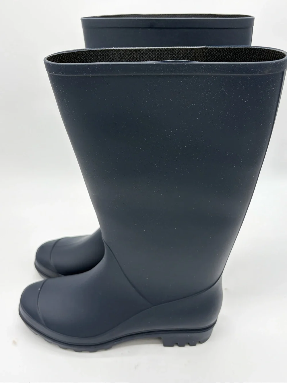 Women’s Tall Waterproof Rain Boots in Navy